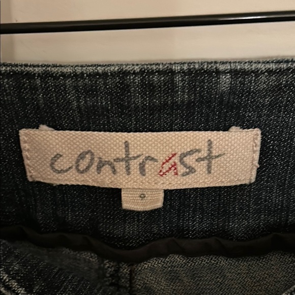 Contrast Women's Dark Blue Pull-On Jeans, size 8/9 - Picture 5 of 6